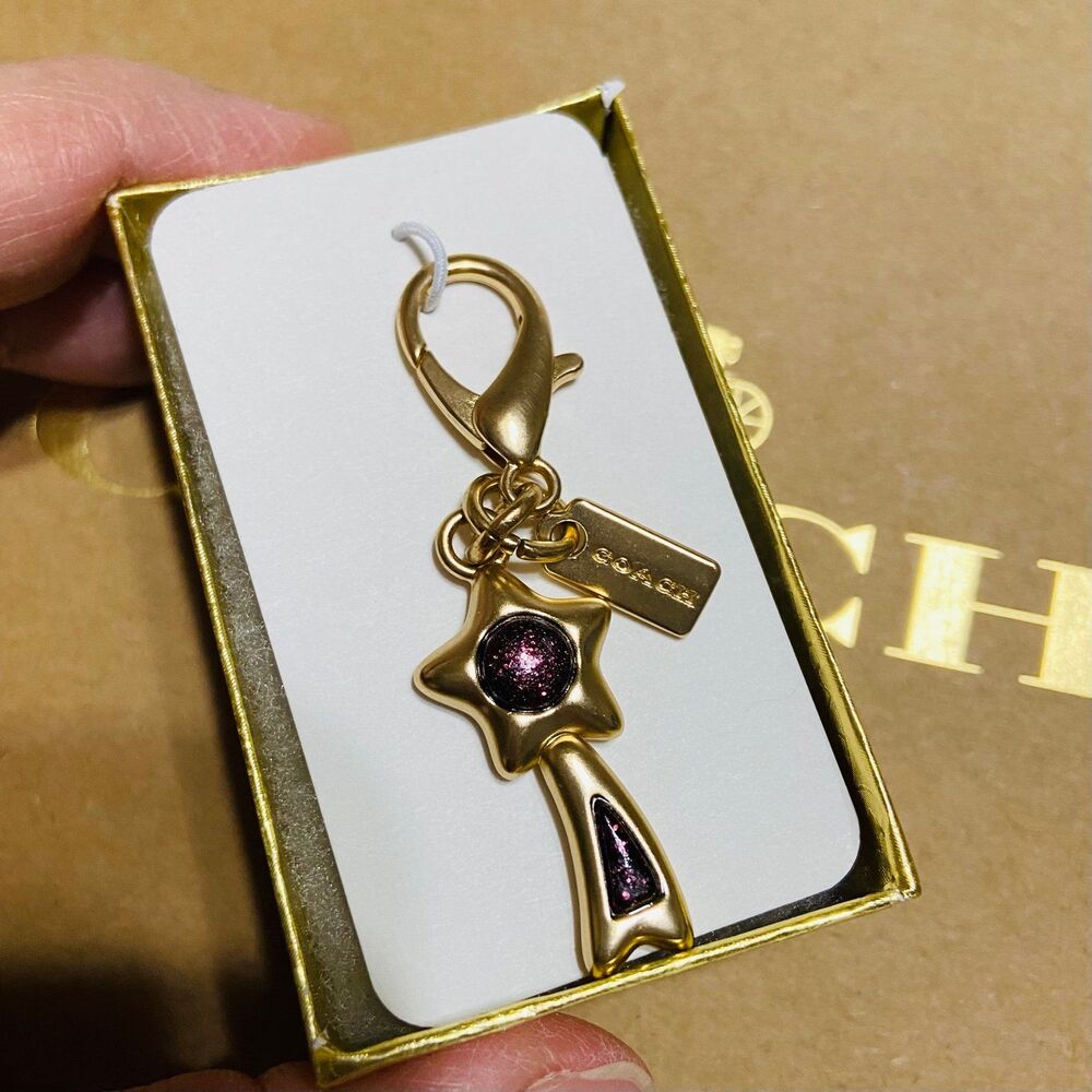 Coach Bag Charm Shooting Star